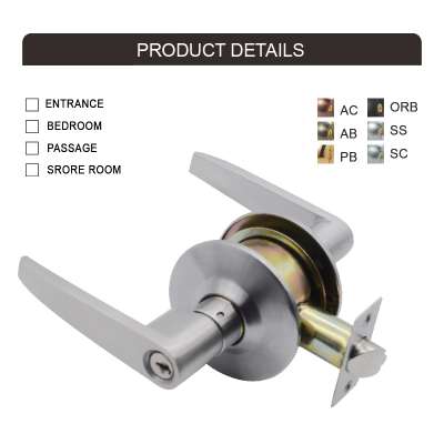 High Safety Cylindrical Door Lock Lever Lock Set Door Hardware Near Me