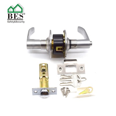 Hot Sale Aluminum Round Rose High Quality  Cylindrical  Lever  Lockset