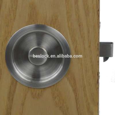 Zinc alloy round wooden sliding door hook lock Y01